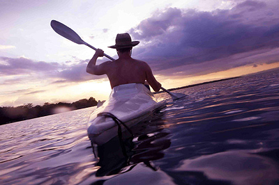 Kayaking on Our Honeymoon